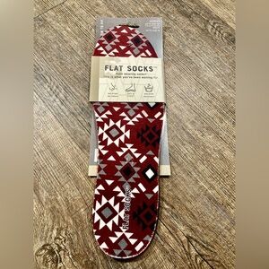 Flat Socks Aztec Print Sock Alternative Shoe Insert Womens Up to Sz 13/ Mens 14